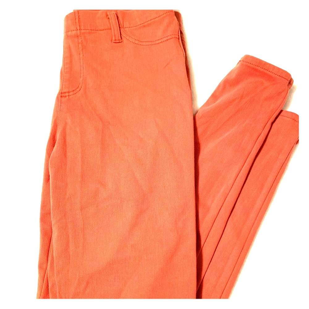 Flamingo coral pink jeggings